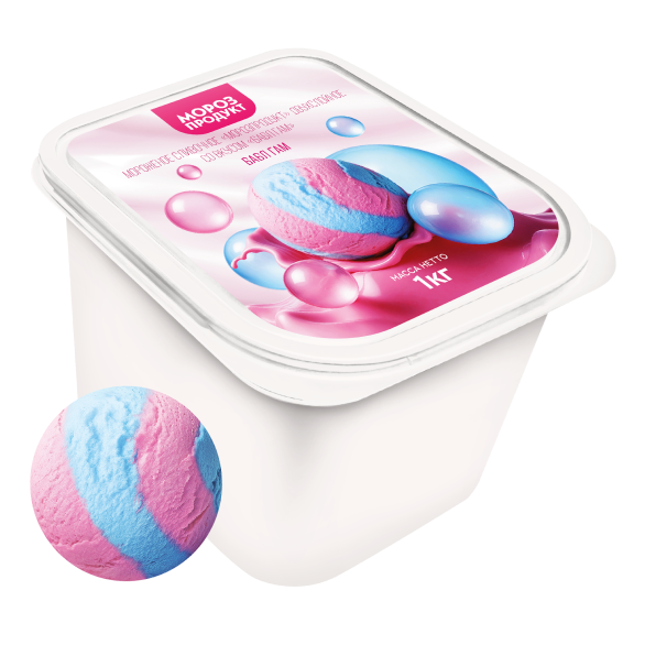 «МОРОЗПРОДУКТ» бабл-гам сливочное в кюветах